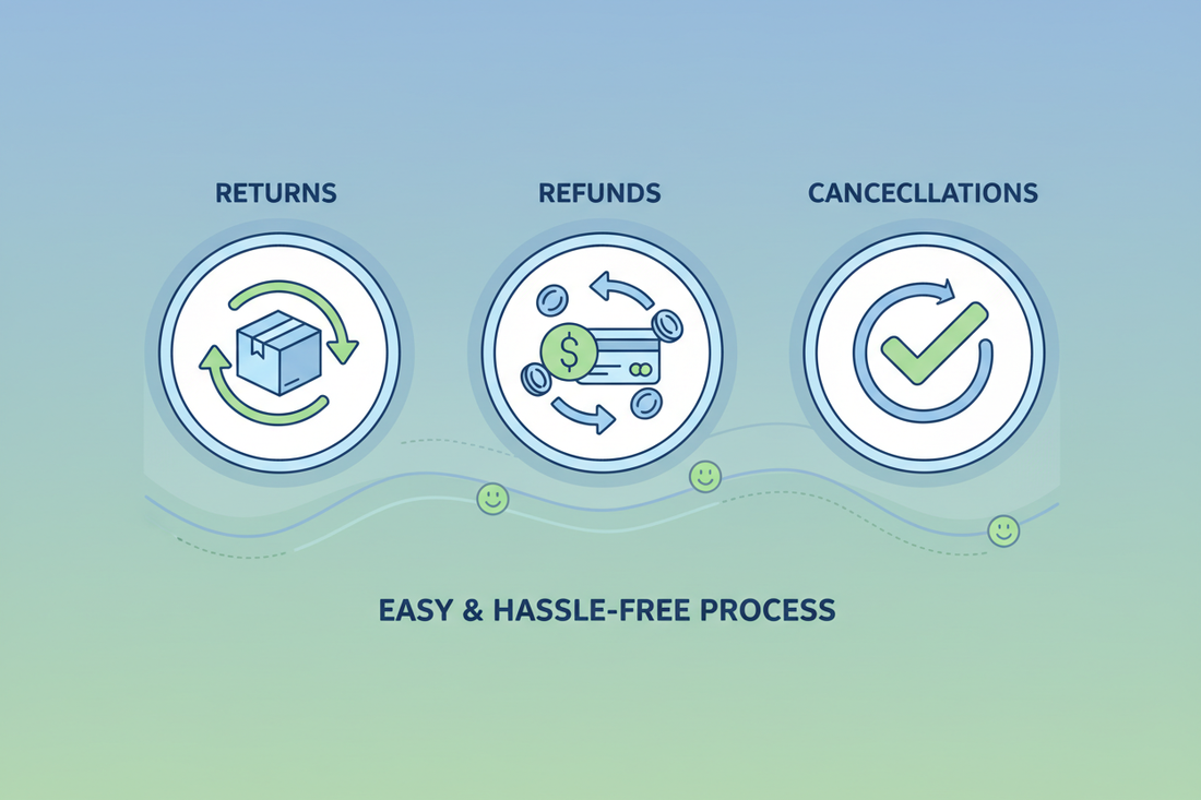 Returns, Refunds & Cancellation Policy